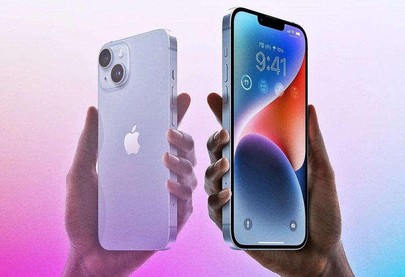 L'iPhone 14 Plus. L'iPhone 14 Plus.