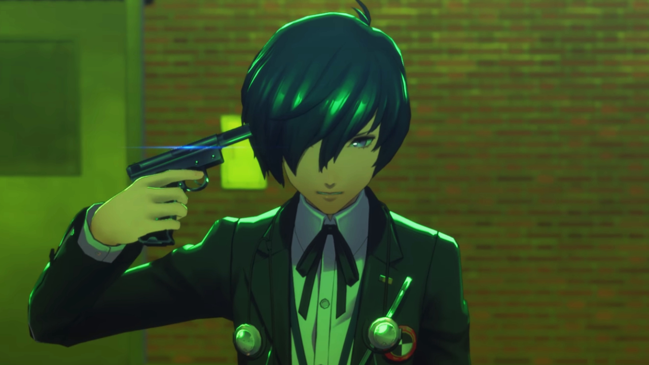 Il protagonista di Persona 3: Reload impugna il suo Evoker