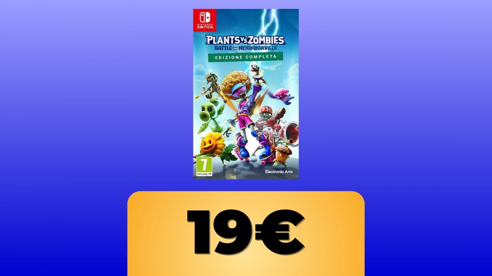 La cover di Plants vs Zombies: La Battaglia di Neighborville e lo sconto Amazon