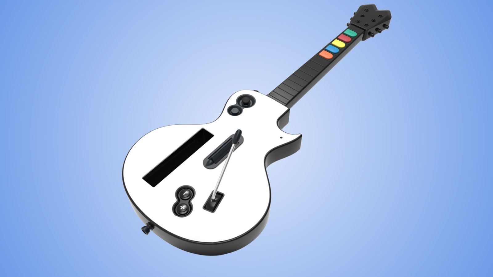 Una chitarra di Guitar Hero