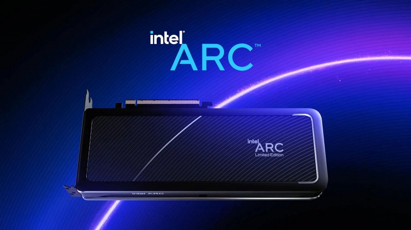 Una Intel Arc Limited Edition. Una Intel Arc Limited Edition.