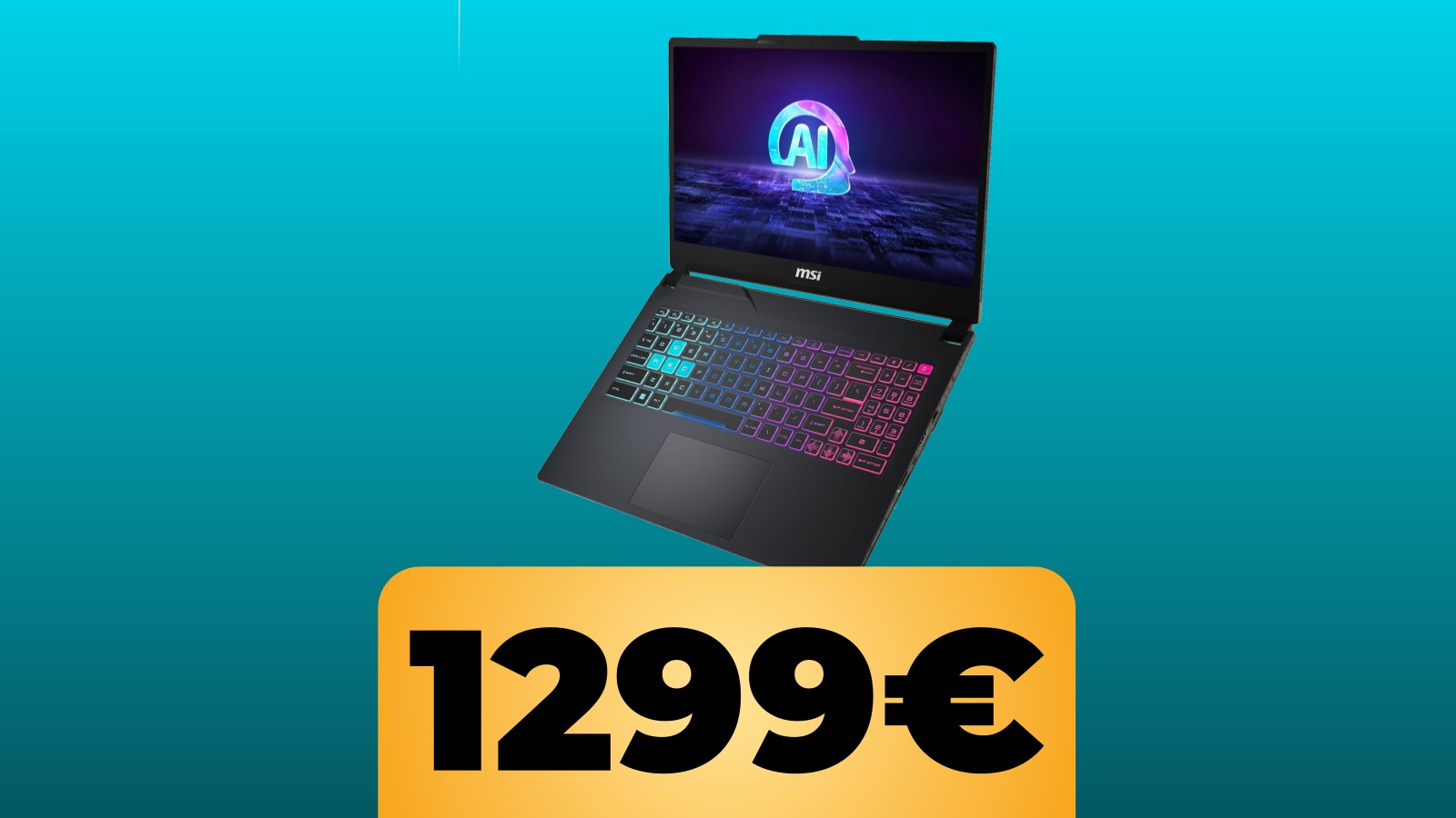 laptop MSI Cyborg 15 AI e il prezzo su Amazon
