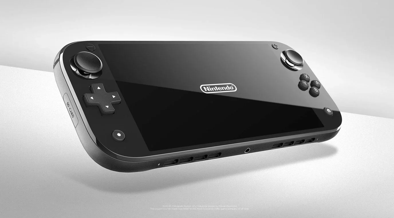 Un fantasioso render di Nintendo Switch 2