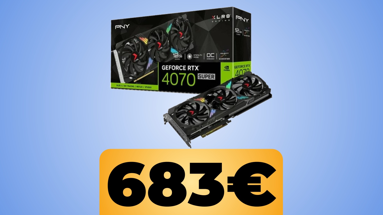 NVIDIA GeForce RTX 4070 Super di PNY e il prezzo su Amazon