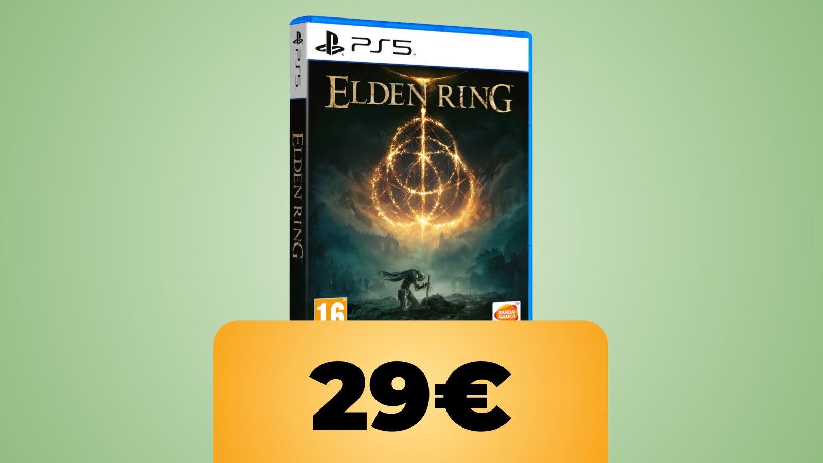 La confezione di Elden Ring per PS5 e il prezzo su Amazon