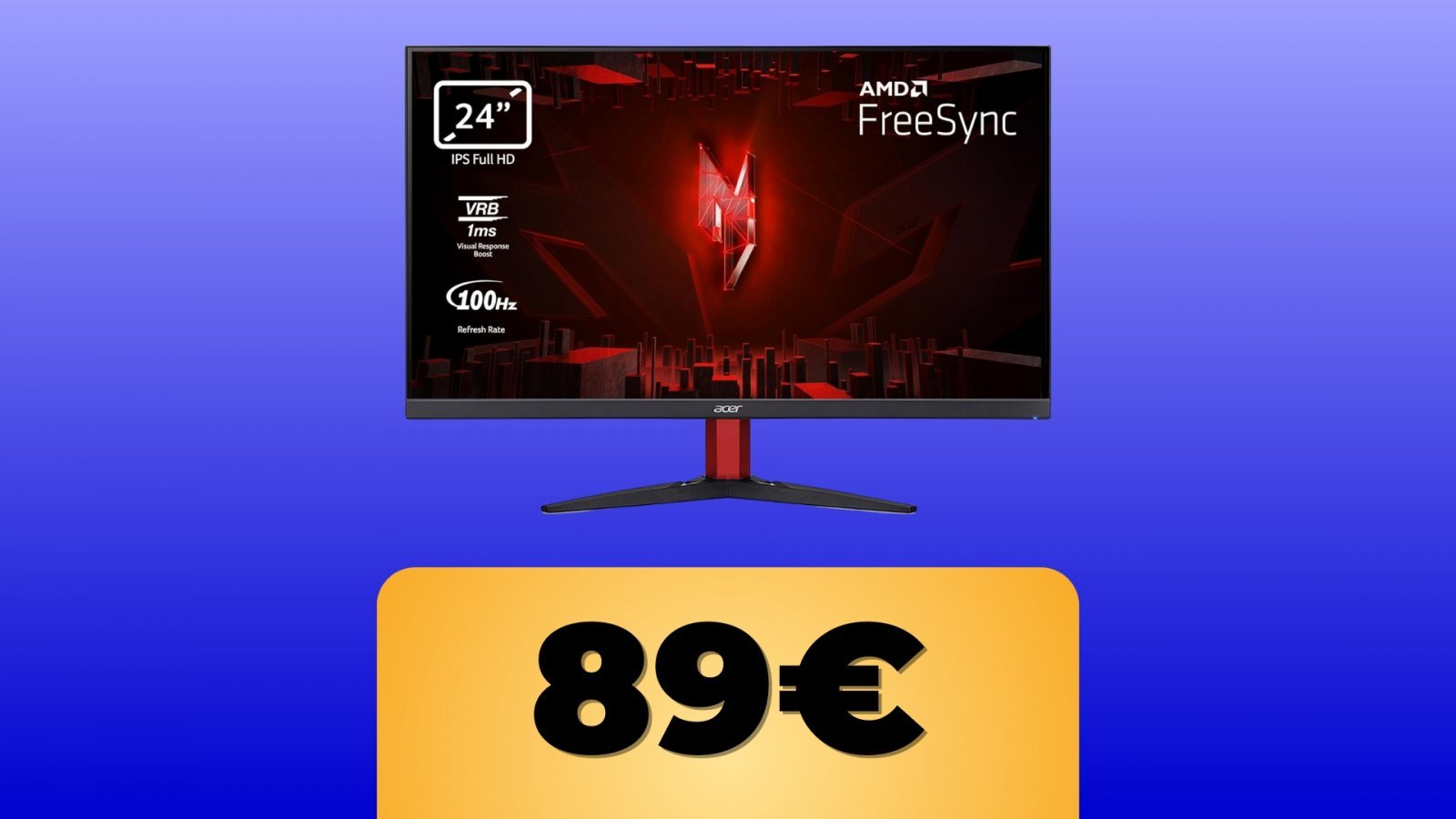 Il monitor Acer e lo sconto Amazon