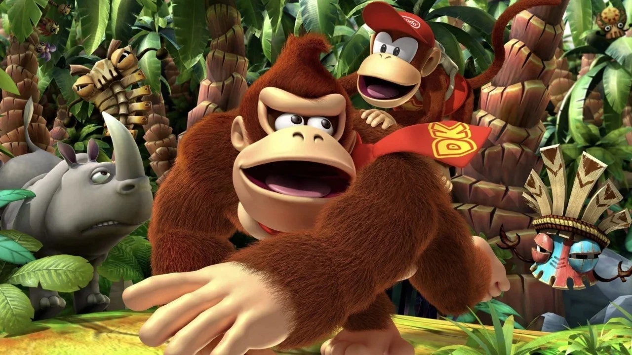 Donkey e Diddy Kong, i protagoniti di Donkey Kong Country Returns HD