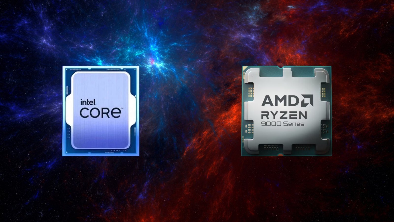 Due processori, uno Intel e uno AMD