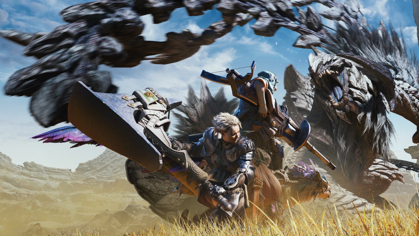 La key art di Monster Hunter Wilds