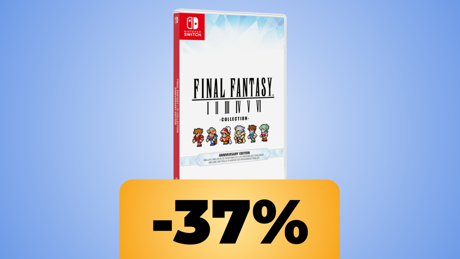 Final Fantasy I-VI Collection Anniversary Edition e lo sconto di Amazon