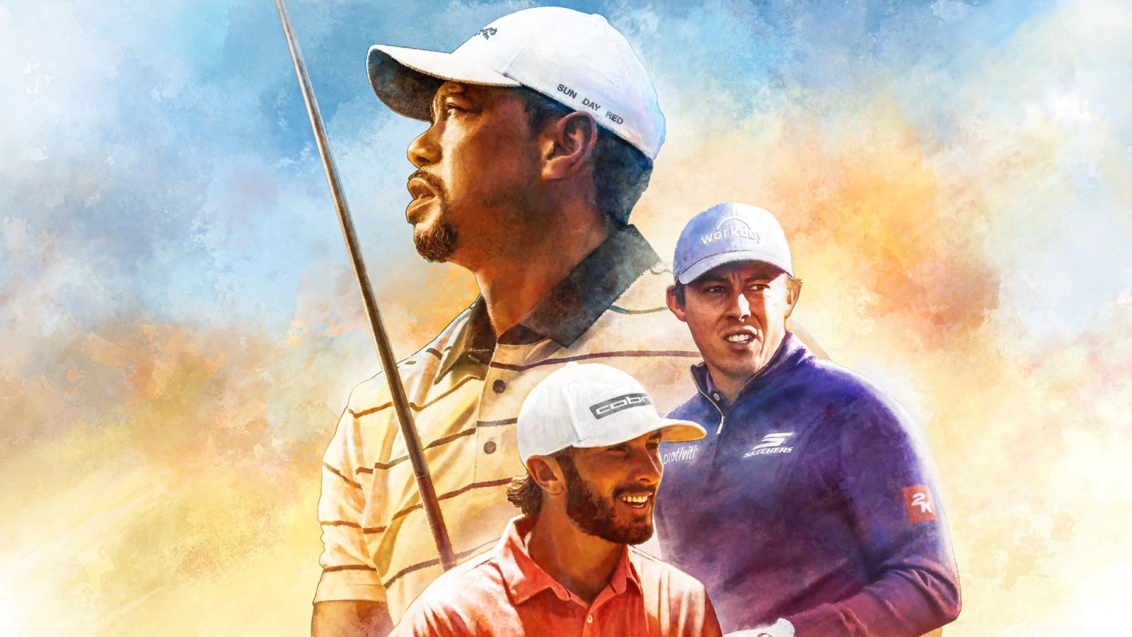 La key art di PGA Tour 2K25