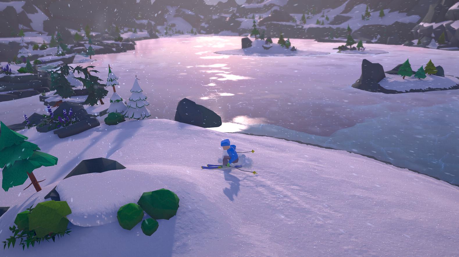 Uno screenshot di Lonely Mountains: Snow Riders