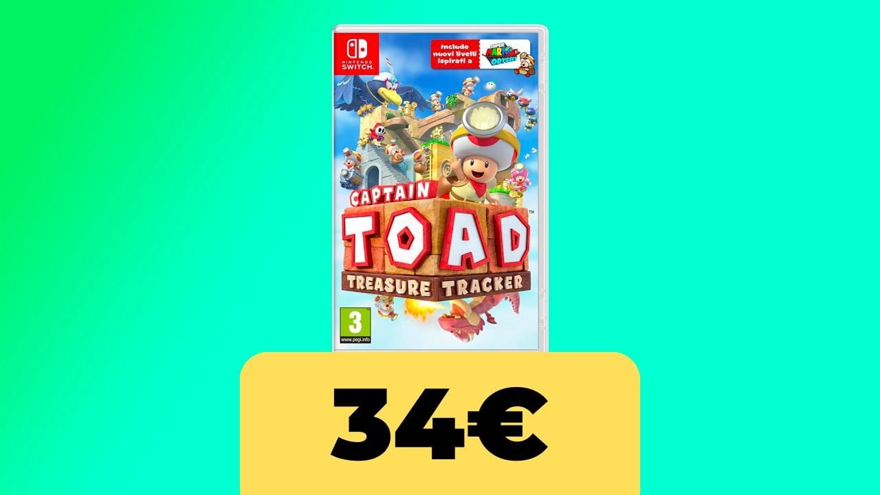 Captain Toad: Treasure Tracker è in sconto su Amazon Italia