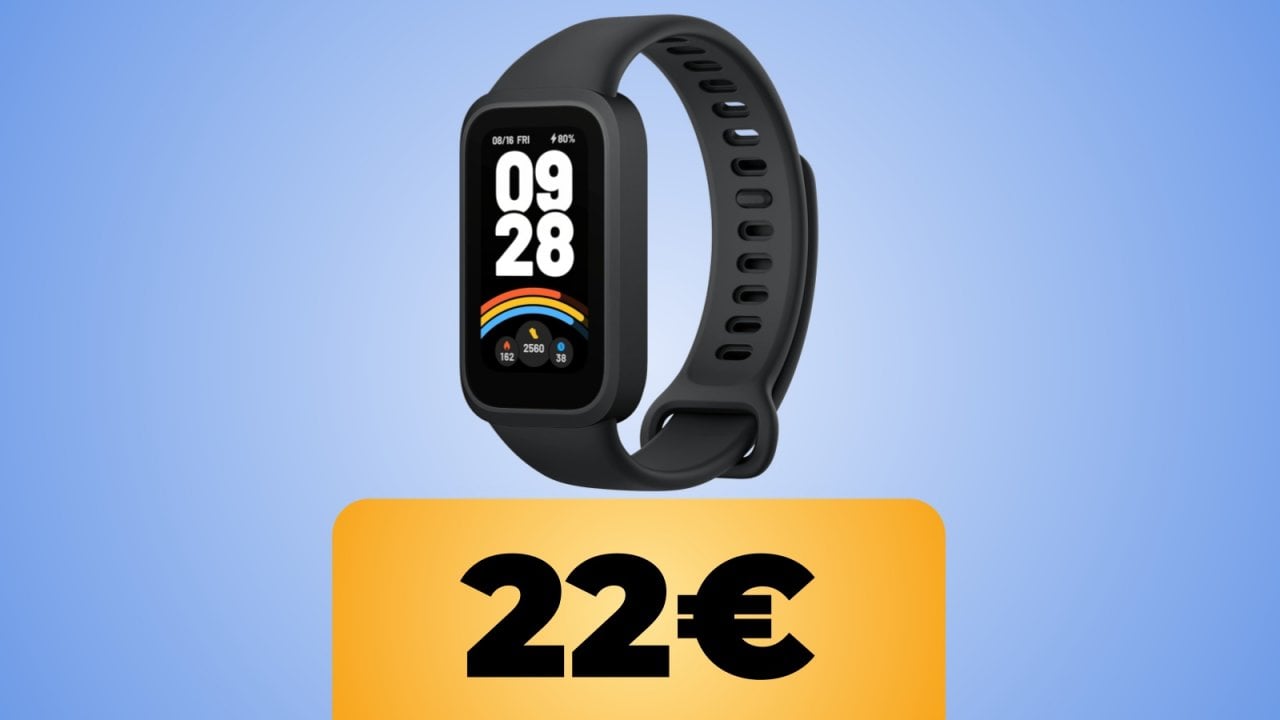 Xiaomi Smart Band 9 Active in offerta su Amazon è perfetto per chi vuole un prodotto economico