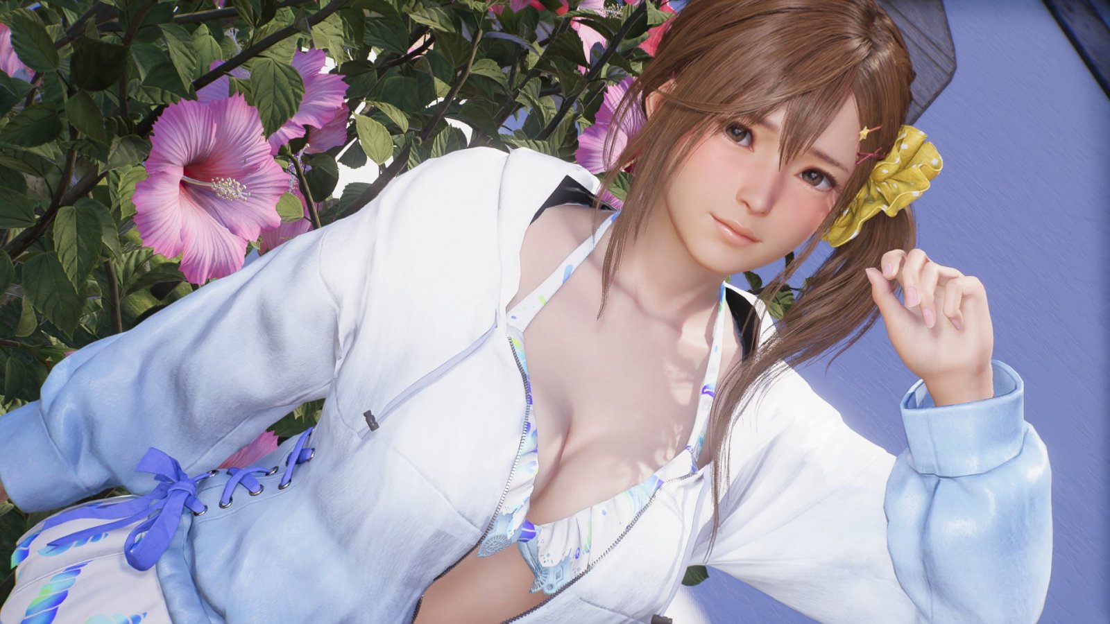 Una ragazza in costume di Dead or Alive Xtreme: Venus Vacation