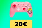 Il controller wireless PowerA a tema Peach per Nintendo Switch è al minimo storico su Amazon Italia - Notizia