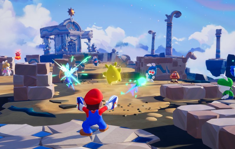 L'insufficiente prestazione commerciale di Mario + Rabbids: Sparks of Hope, alla fine del 2022, ha contribuito a una grossa perdita per le casse di Ubisoft L'insufficiente prestazione commerciale di Mario + Rabbids: Sparks of Hope, alla fine del 2022, ha contribuito a una grossa perdita per le casse di Ubisoft
