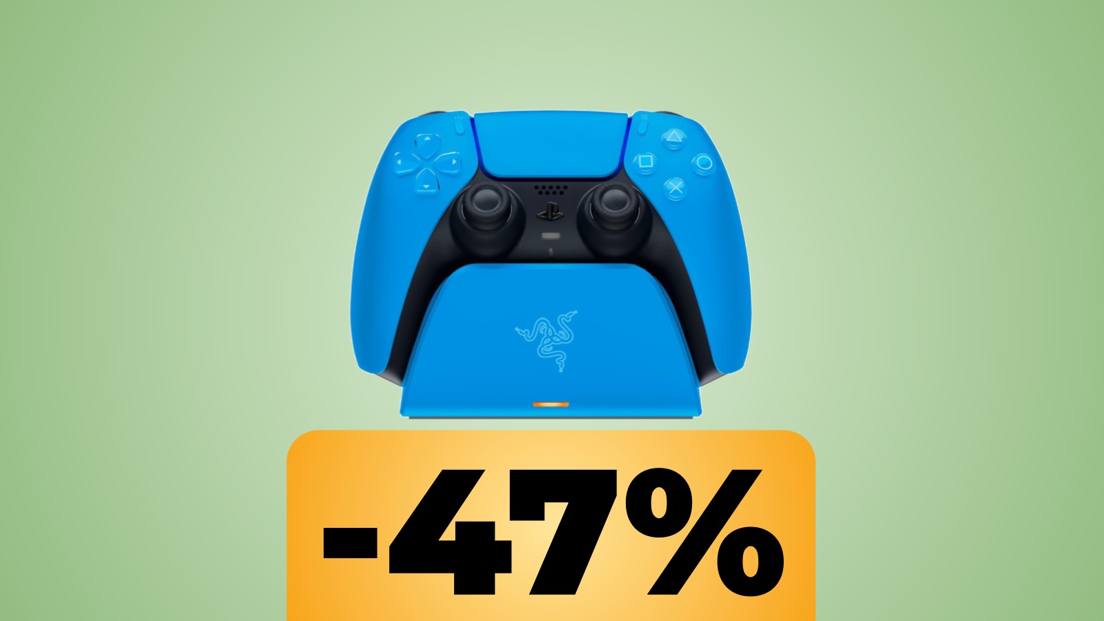 base di ricarica di Razer per il DualSense di PS5 e lo sconto di Amazon