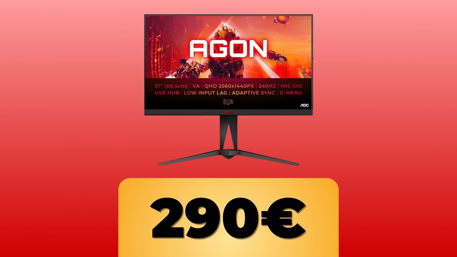 Il monitor e lo sconto Amazon