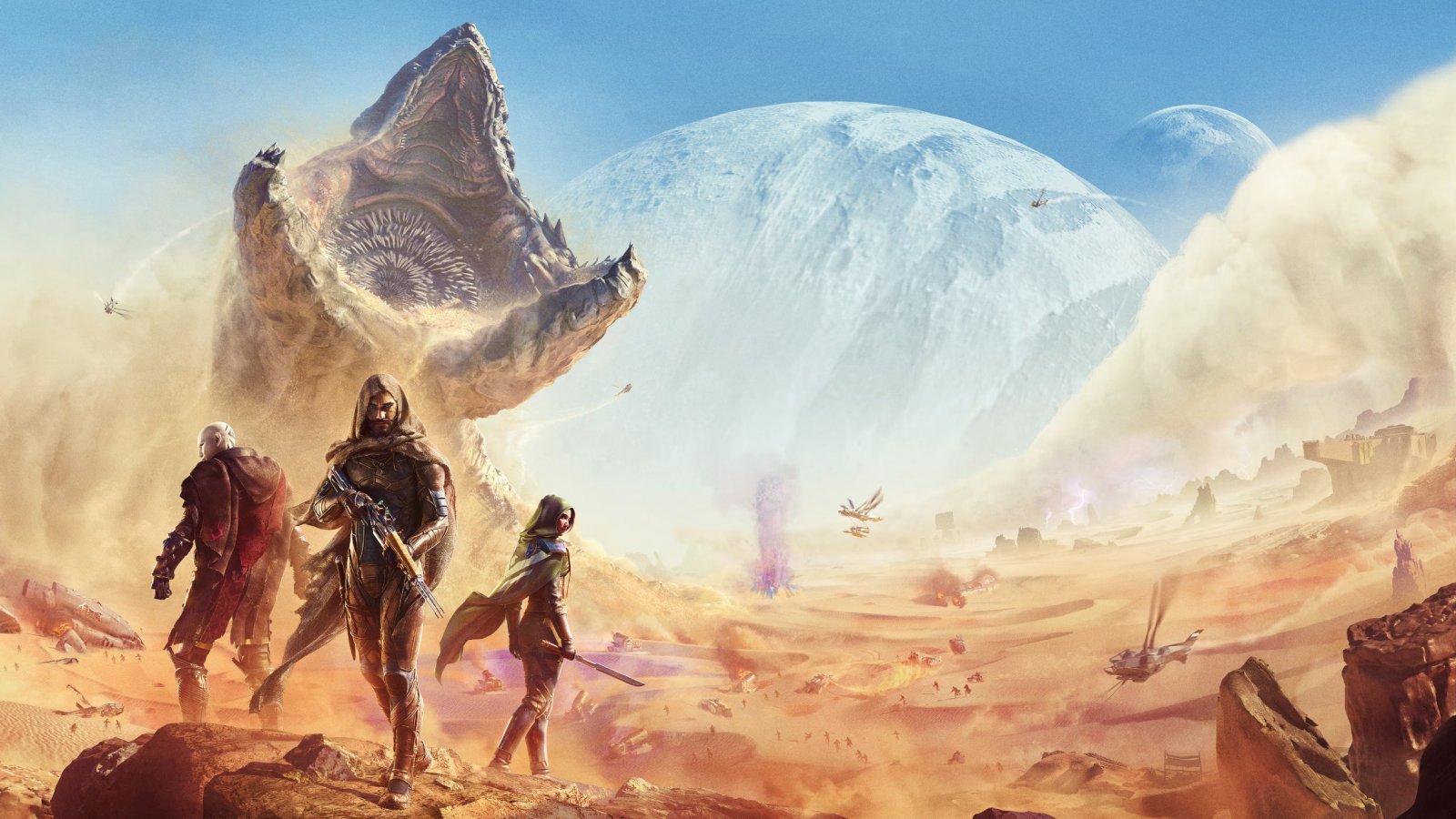 La cover art di Dune Awakening