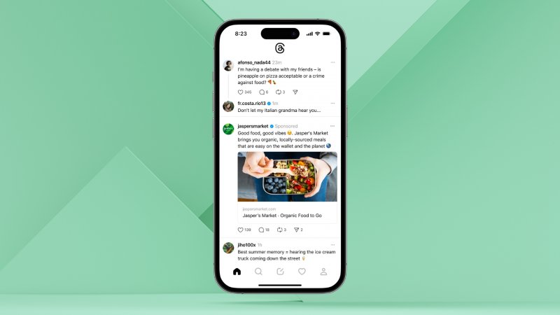 Un esempio di Ads su Threads