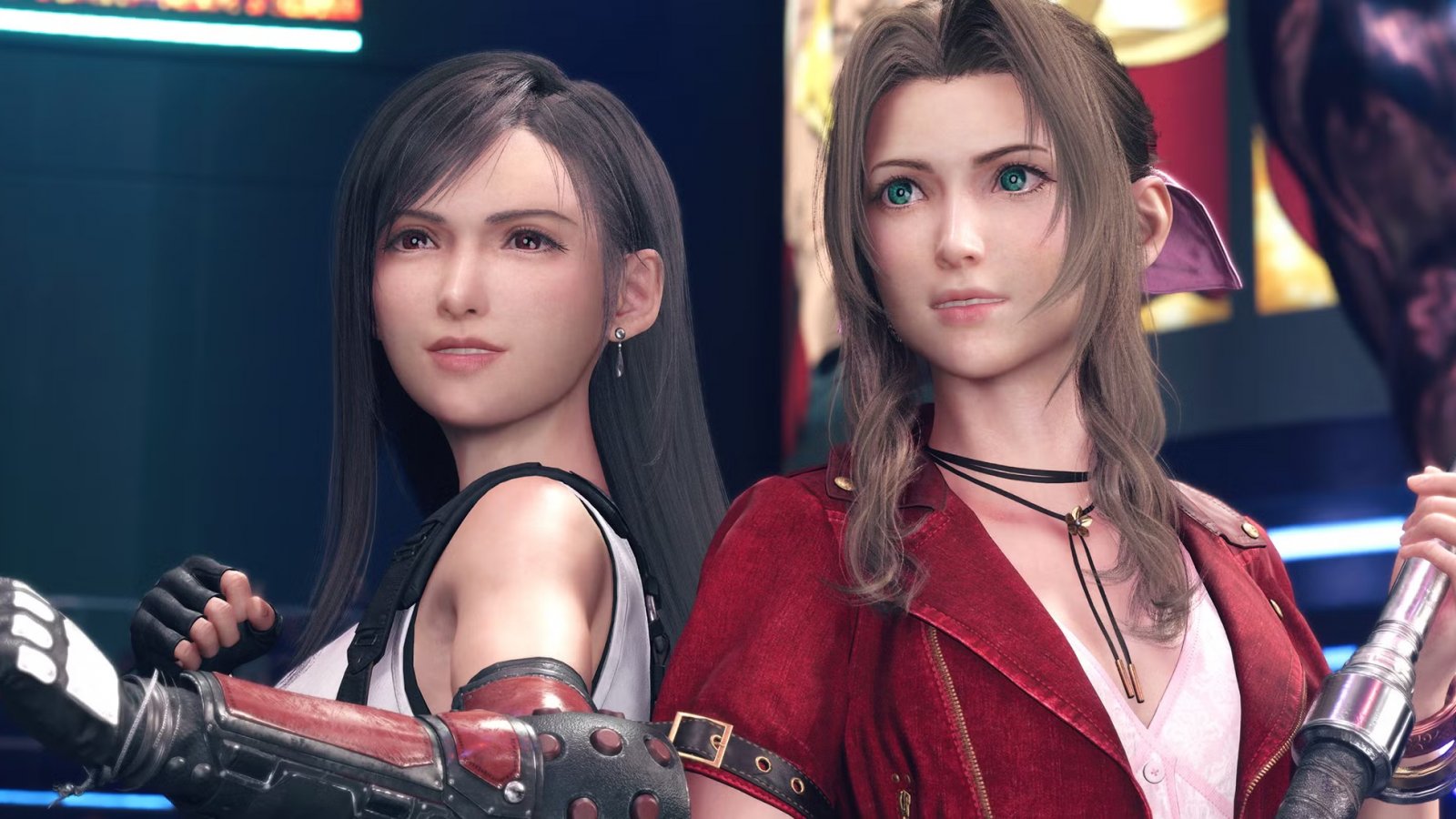 Tifa e Aerith in Final Fantasy 7 Rebirth