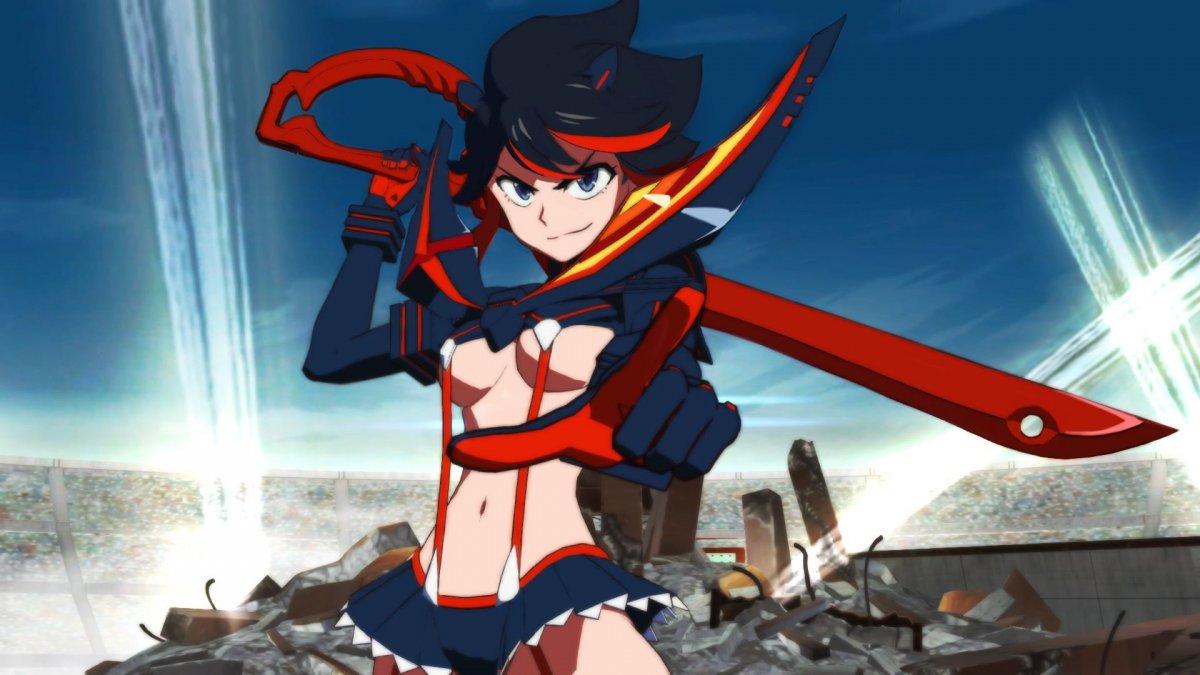 AryruからのRyuko MatoiのCosplayは、彼の感覚的な衣装を着ています
