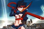 Il cosplay di Ryuko Matoi da Ariru la mostra con il suo costume senziente - Notizia