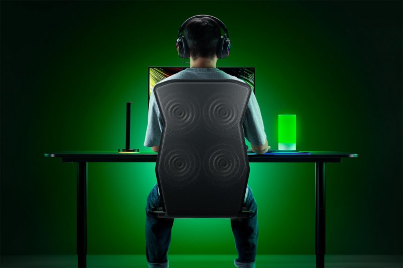 Razer Freyja è una periferica dotata di 6 motori distinti per la trasmissione del force feedback Razer Freyja è una periferica dotata di 6 motori distinti per la trasmissione del force feedback