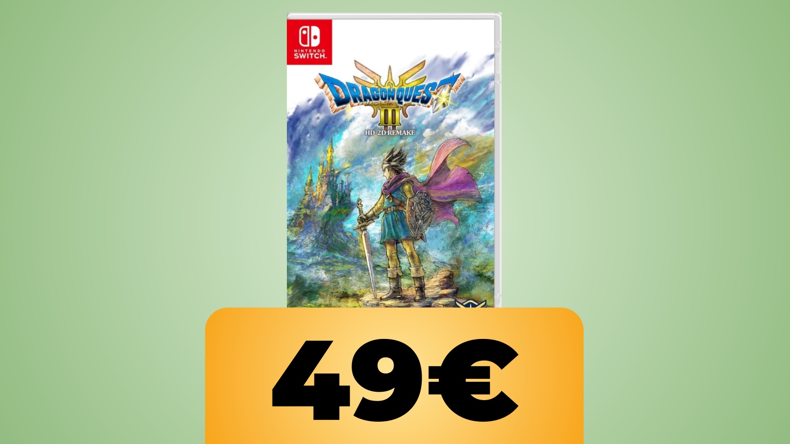 Dragon Quest III HD-2D Remake per Nintendo Switch è al prezzo minimo storico su Amazon