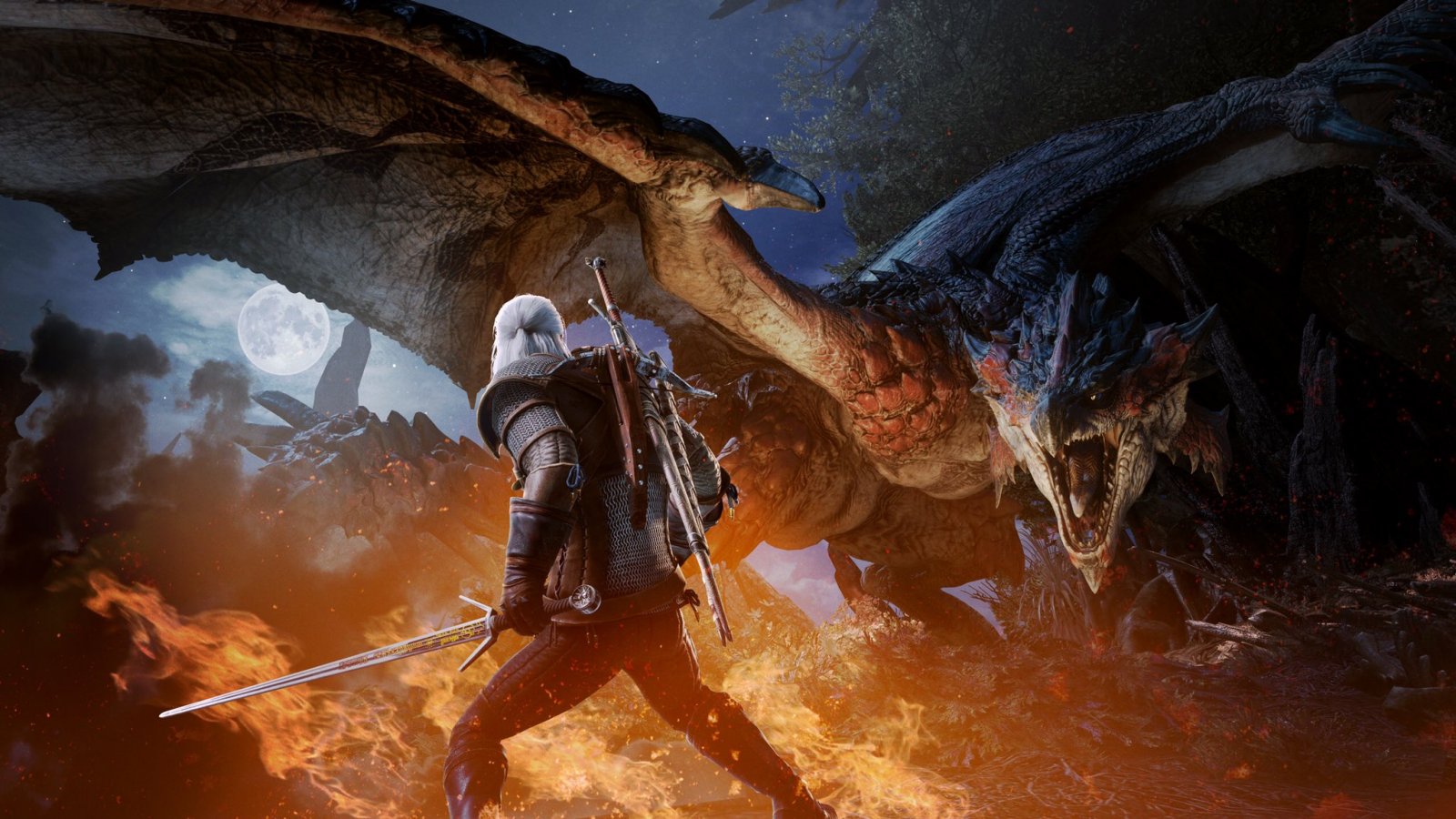 Geralt di Rivia in Monster Hunter Wilds