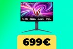 LG UltraGear, il monitor OLED è al minimo storico su Amazon Italia - Notizia