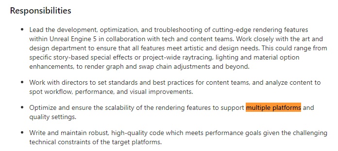 L'annuncio di lavoro