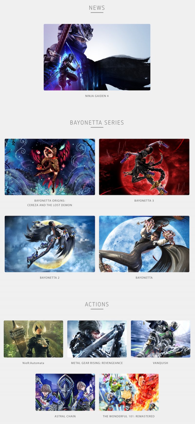 Le serie ancora attive di PlatinumGames?