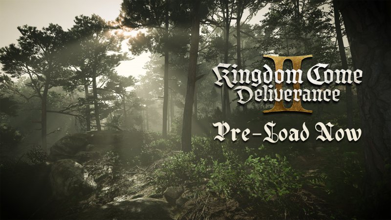 L'immagine che annuncia l'avvio del precaricamento di Kingdom Come: Deliverance 2