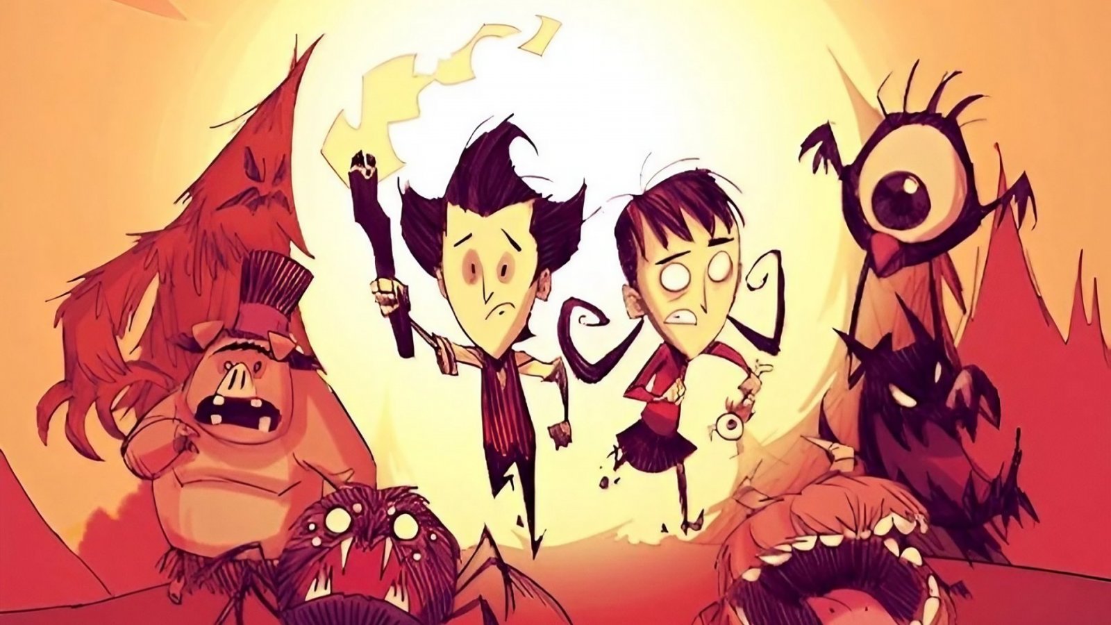 I protagonisti di Don't Starve Together