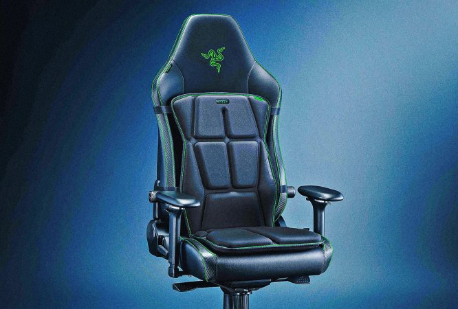 Un cuscino da gaming con il feedback aptico