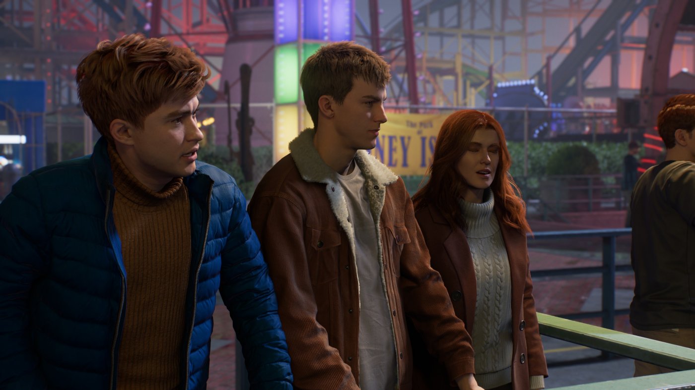 Le sequenze al luna park sfruttano molto bene il ray tracing di Marvel's Spider-Man 2