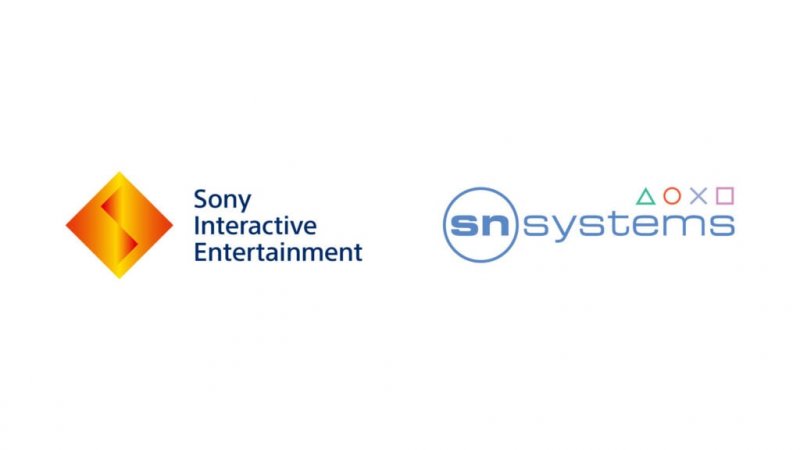 Il loghi di SN Systems e Sony Interactive Entertainment