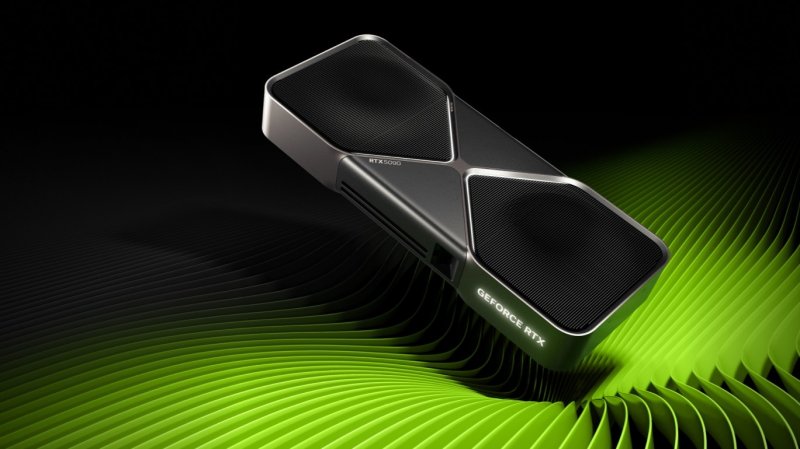 Una delle nuove GPU RTX 50