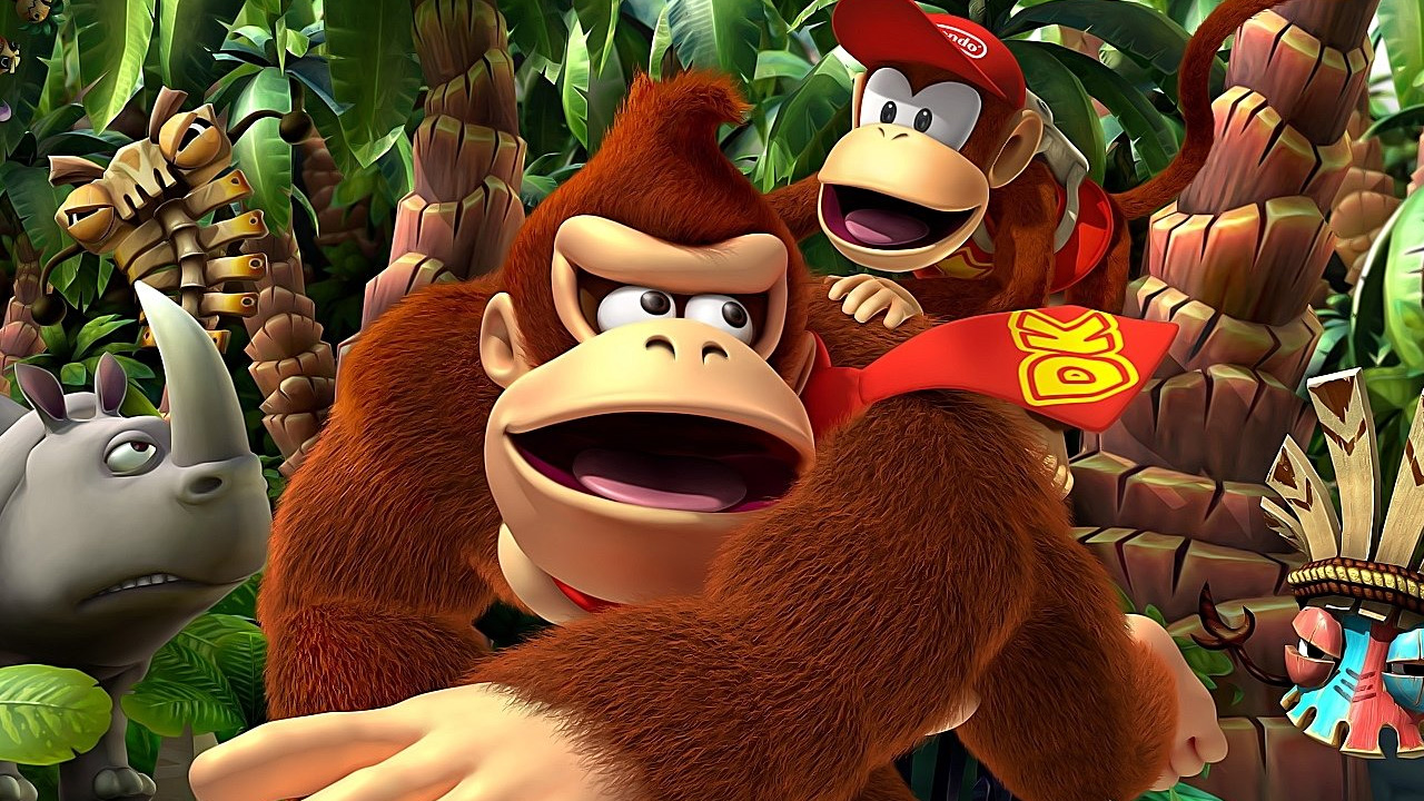 Donkey e Diddy Kong, protagonisti di Donkey Kong Country Returns HD