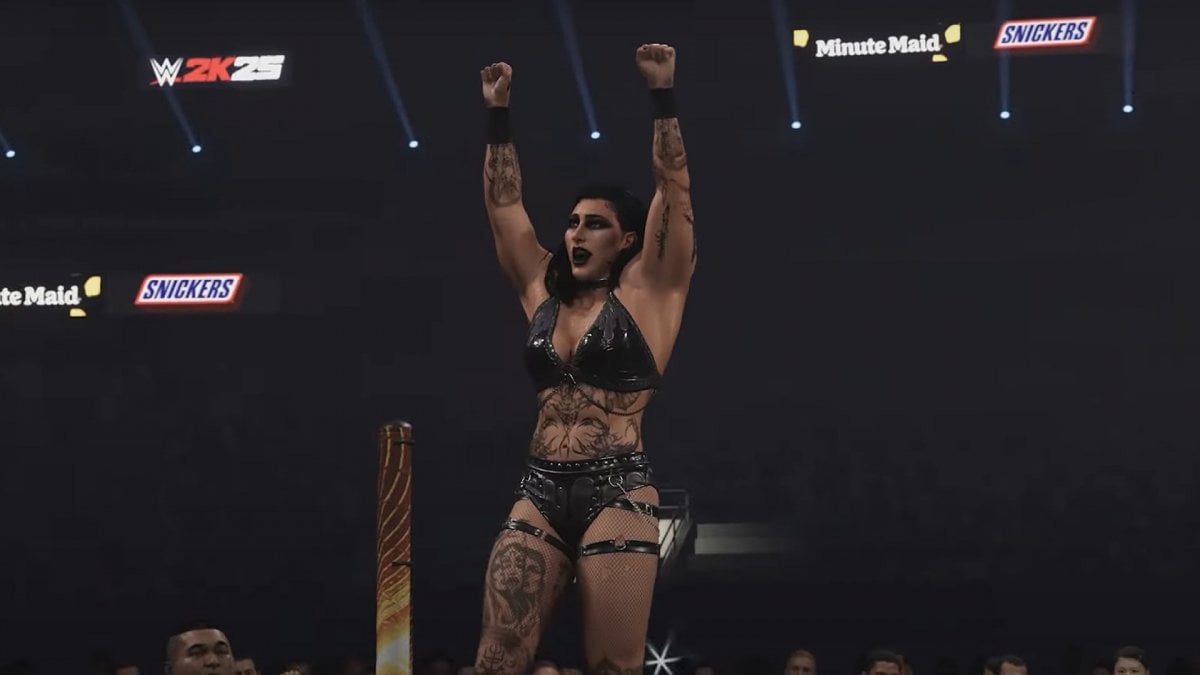 WWE 2K25顯示了新的地下比賽，Rhea Ripley面對羅馬統治