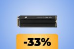 SSD Corsair MP600 PRO LPX da 1 TB per PC e PlayStation 5 è al prezzo minimo storico su Amazon - Notizia