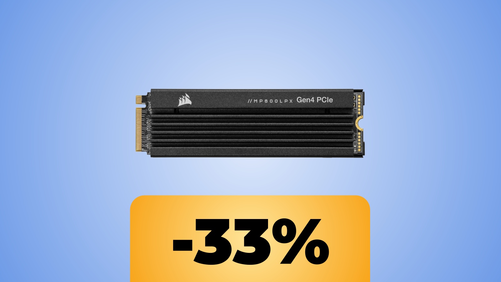 Corsair SSD MP600 PRO LPX e lo sconto di Amazon