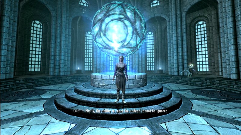 Molti utenti, in passato, si sono lamentati dell'assenza di lezioni di magia nell'Accademia di Winterhold: in realtà sono sempre esistite, semplicemente in pochissimi le avevano scoperte Molti utenti, in passato, si sono lamentati dell'assenza di lezioni di magia nell'Accademia di Winterhold: in realtà sono sempre esistite, semplicemente in pochissimi le avevano scoperte
