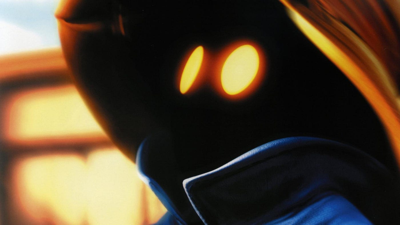 Vivi di Final Fantasy 9 che guarda verso l'alto