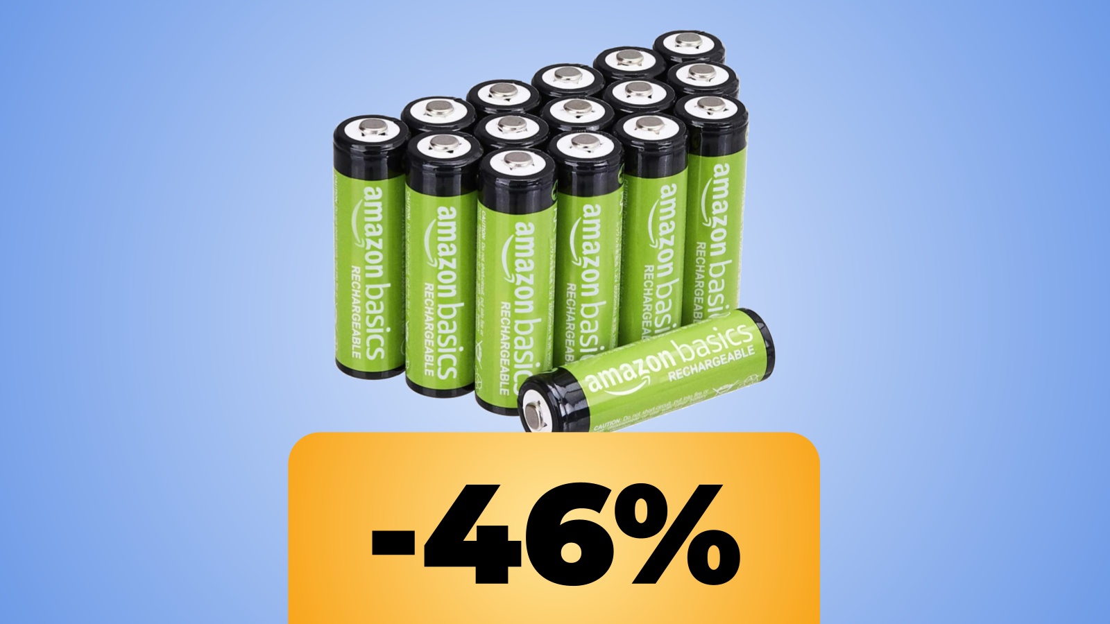 batteria AA ricaricabili e lo sconto