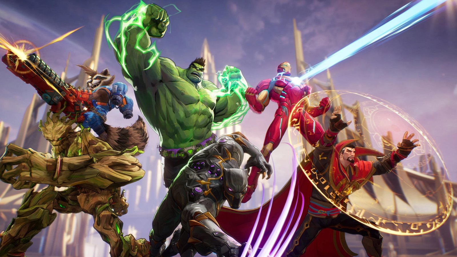 Alcuni degli eroi di Marvel Rivals