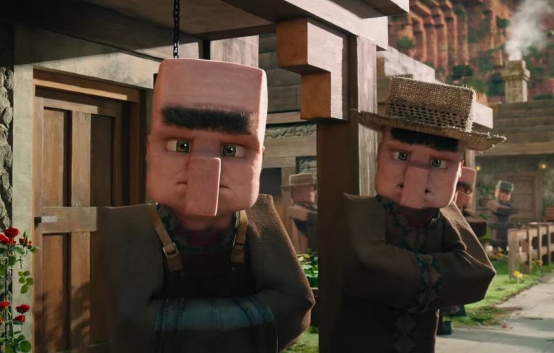 Un film Minecraft svela i villager in un nuovo trailer e terrorizza la folla