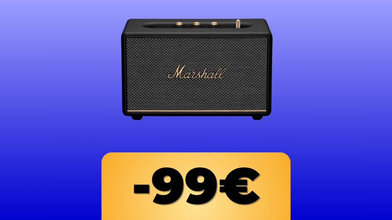 Il potente speaker Bluetooth Marshall Acton III è in offerta su Amazon